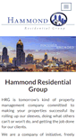 Mobile Screenshot of hammondresidentialgroup.com